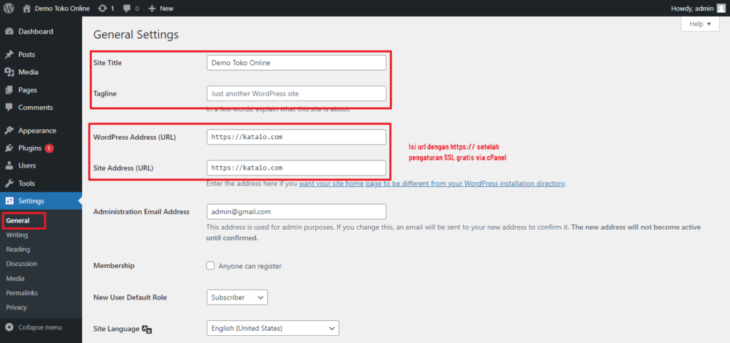 01. setting general woocommerce