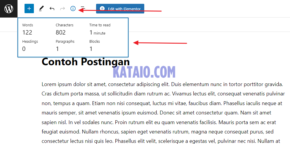 25. info postingan