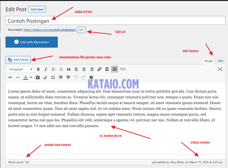 27. tampilan editor klasik