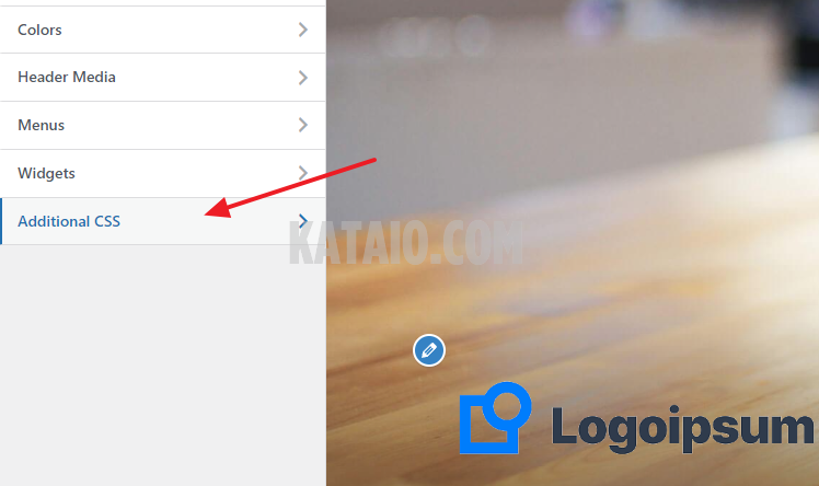 rubah ukuran logo wordpress 10. additional css