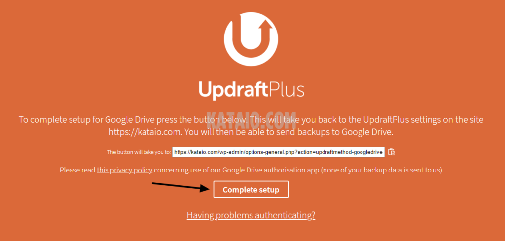 updraftplus 04. updraft ready