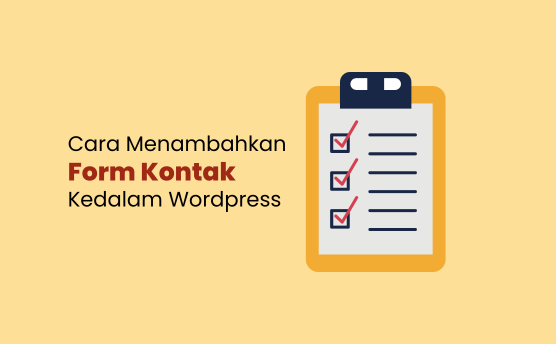 cara mudah menambahkan form kontak ke dalam wordpress