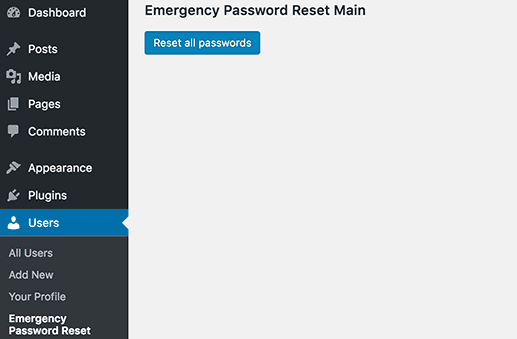 paksa ganti password emergency