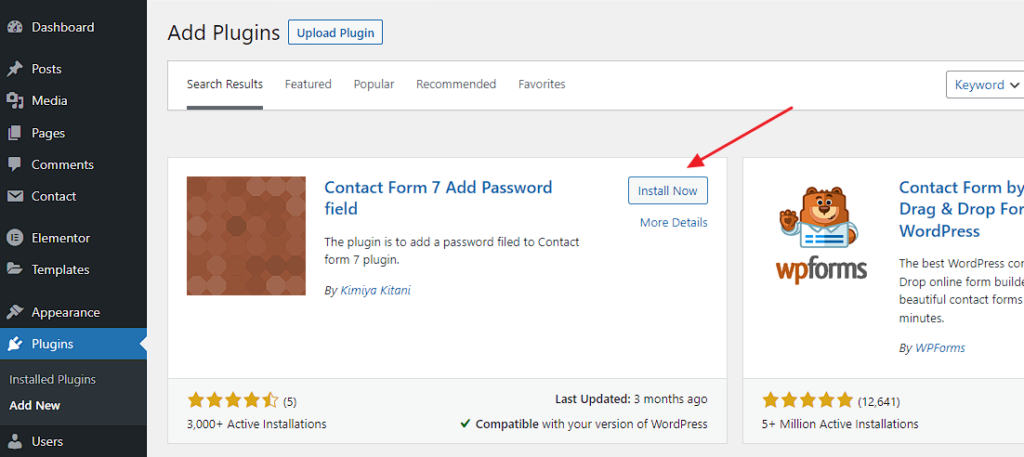 01. plugin form password form pendaftaran