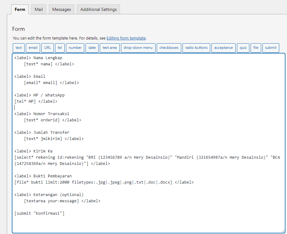 03. tab form form konfirmasi pembaran