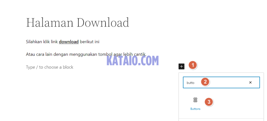 08. add blok button buat halaman download