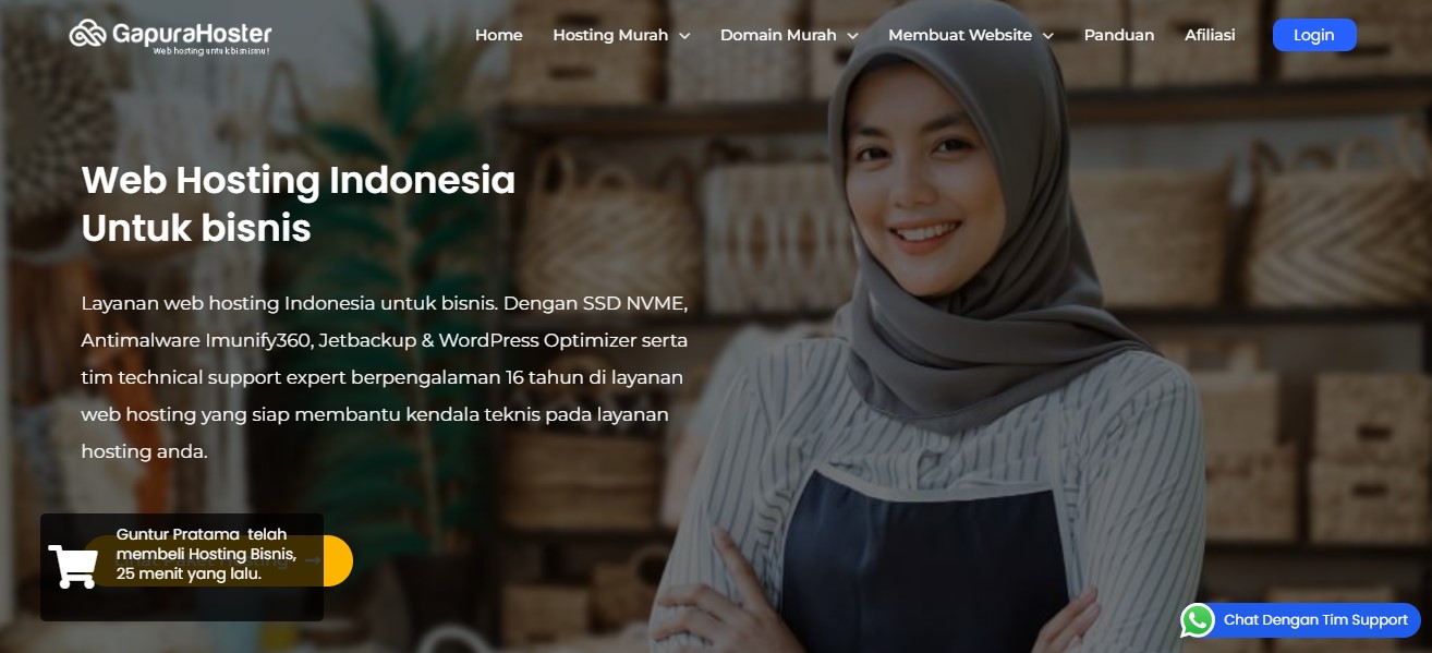 gapurahoster hosting provider paling rekomended dengan harga sangat murah